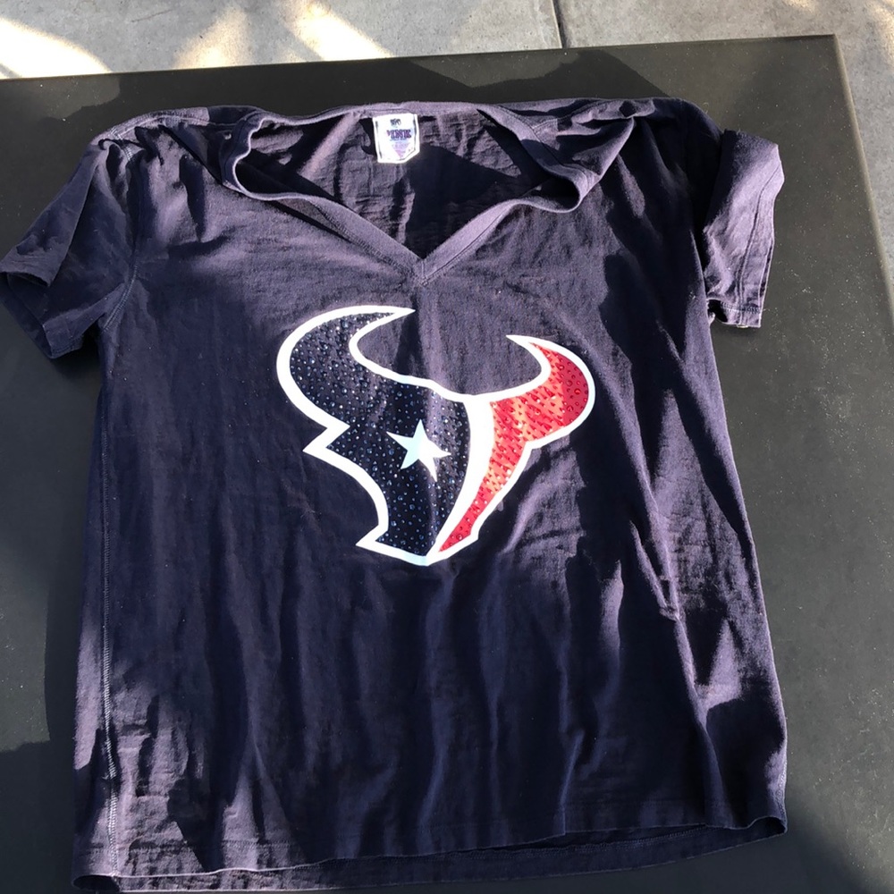 Red, white, and blue Texan’s shirt